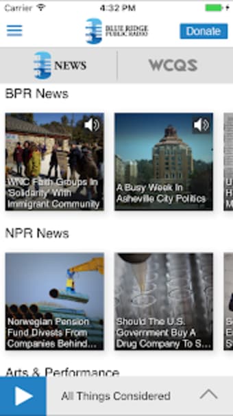 Blue Ridge Public Radio App2