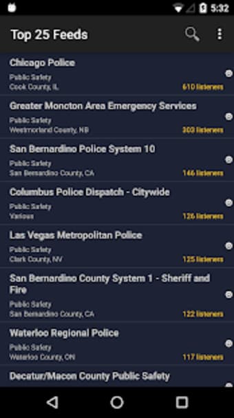 Broadcastify Police Scanner Pro2