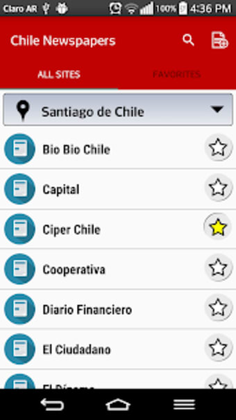 Chile Newspapers0