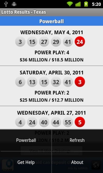 Lotto Results3