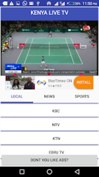 Kenya Channels Tv Live1