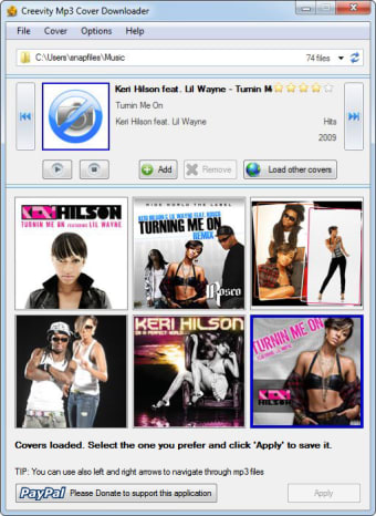 Creevity Mp3 Cover Downloader0