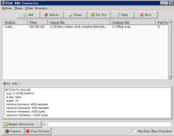 FLAC WAV Converter0