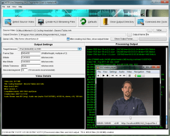 HTTP Live Streaming (HLS) Segmenter0