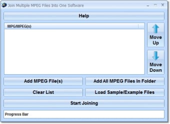 Join Multiple MPEG Files Into One Software0