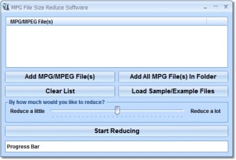 MPG File Size Reduce Software0
