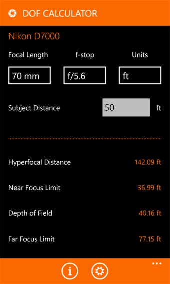 DoF Calculator  103