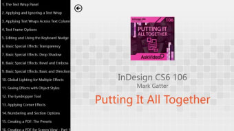 InDesign CS6 106 - Putting It All Together0