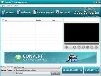 Free MPG to AVI Converter0