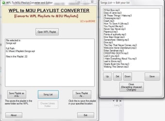 WPL To M3U Converter0