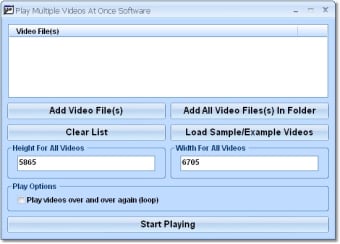 Play Multiple Videos At Once Software0