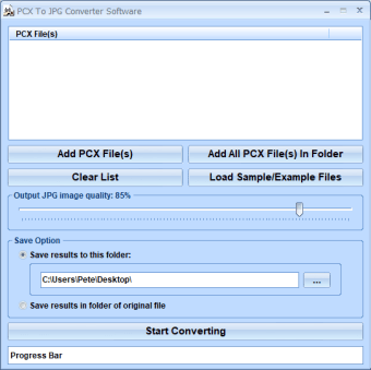 PCX To JPG Converter Software0
