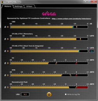 Orban Loudness Meter0