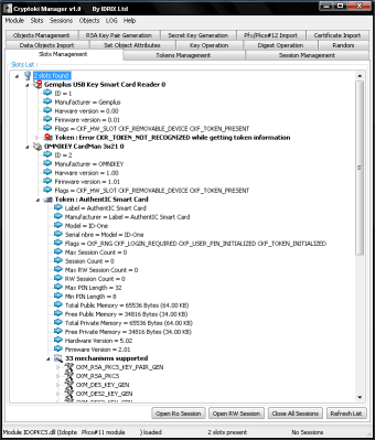 Cryptoki manager (64-bit)0