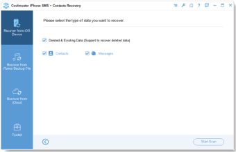Coolmuster iPhone SMS+Contacts Recovery0