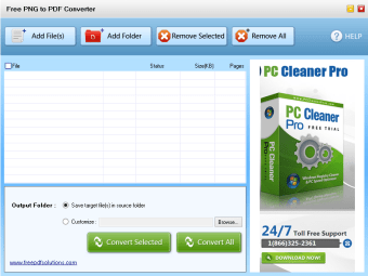 Free PNG to PDF Converter0