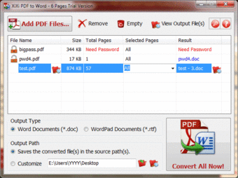 XiXi PDF to Word0