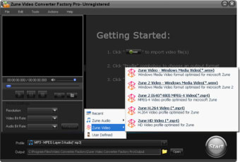 Zune Video Converter Factory Pro0