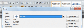 Bolt PDF Printer1
