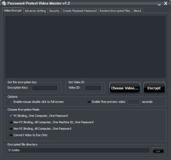 Password Protect Video Master0