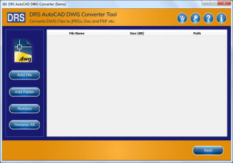 DRS AutoCAD DWG Converter Tool0