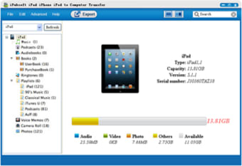 iPubsoft iPad iPhone iPod to Computer Transfer0