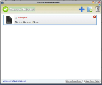 Free M4B to MP3 Converter0