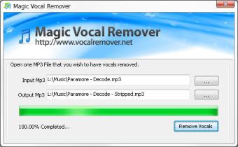 Magic Vocal Remover0
