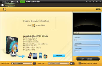 CloneDVD Studio Free MP4 Converter0