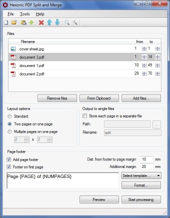 Hexonic PDF Split and Merge0