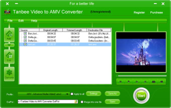 Tanbee Video to AMV Converter0