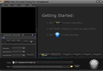 MPEG Video Converter Factory Pro0