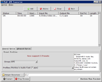 FLAC APE Converter0