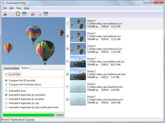 Duplicate Video Search0