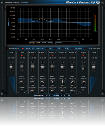 Blue Cat's Parametr'EQ (Direct X)0