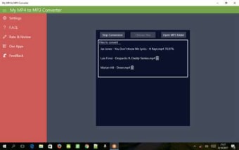 My MP4 to MP3 Converter  102