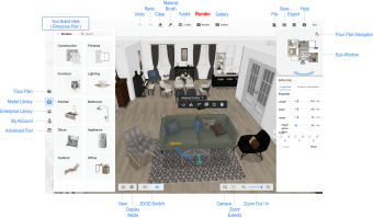 Coohom Floor Planner & Rendering0