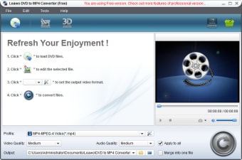 Leawo Free DVD to MP4 Converter0