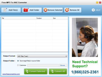Free MP3 to AAC Converter0
