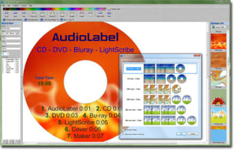 AudioLabel CD/DVD Cover Maker0