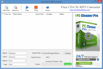 Free CDA to MP3 Converter0