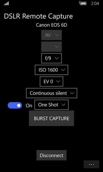 DSLR Remote Capture for Canon EOS  101