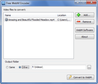 Free WebM Encoder0