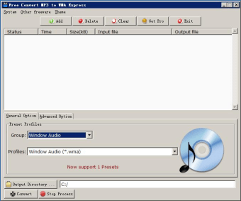 Free Convert MP3 to WMA Express0