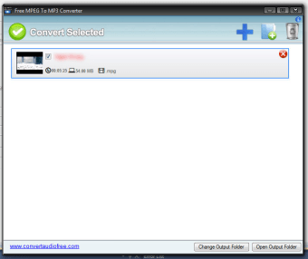 Free MPEG To MP3 Converter0