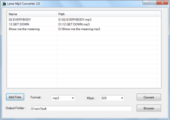 Lame Mp3 Converter0