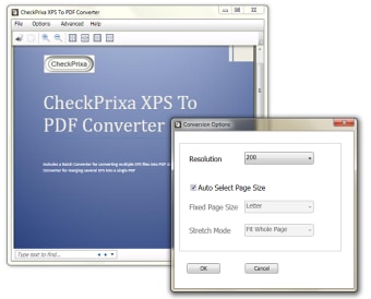 CheckPrixa XPS To PDF Converter0