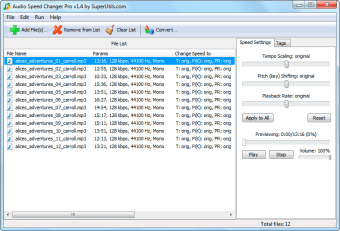 Audio Speed Changer Pro0