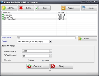 Power RM RAM to MP3 Converter0