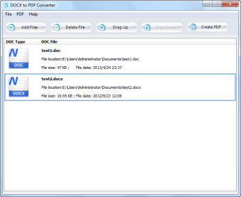 DOCX to PDF Converter0